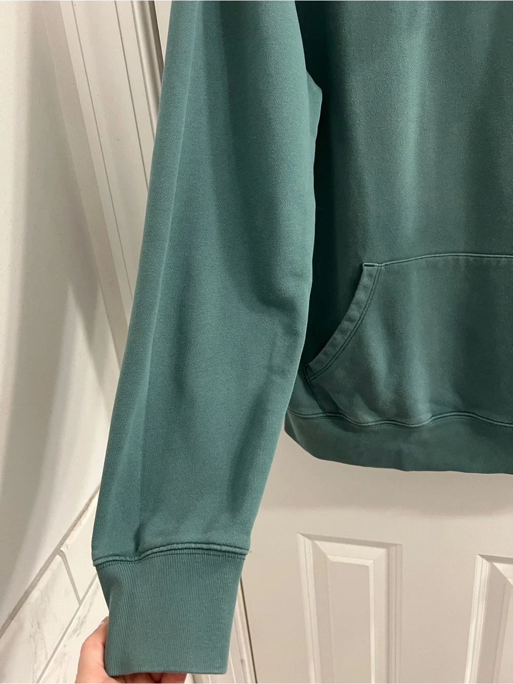 J. Crew Authentic Fleece Pullover Hoodie for Men- Large
